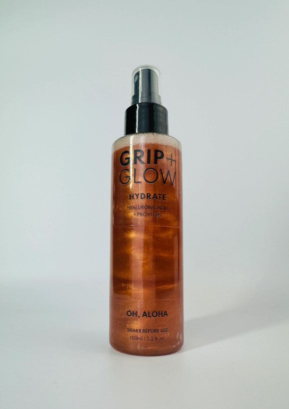 Grip + Glow Hydration Mist - Oh, Aloha, Pole Dance moisturiser, dry hands grip.