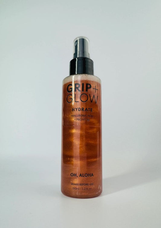 Grip + Glow Hydration Mist - Oh, Aloha, Pole Dance moisturiser, dry hands grip.