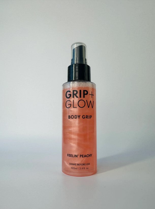 Grip + Glow Dewy/Tacky Body Grip - Feelin’ Peachy (100ml/Travel Size)