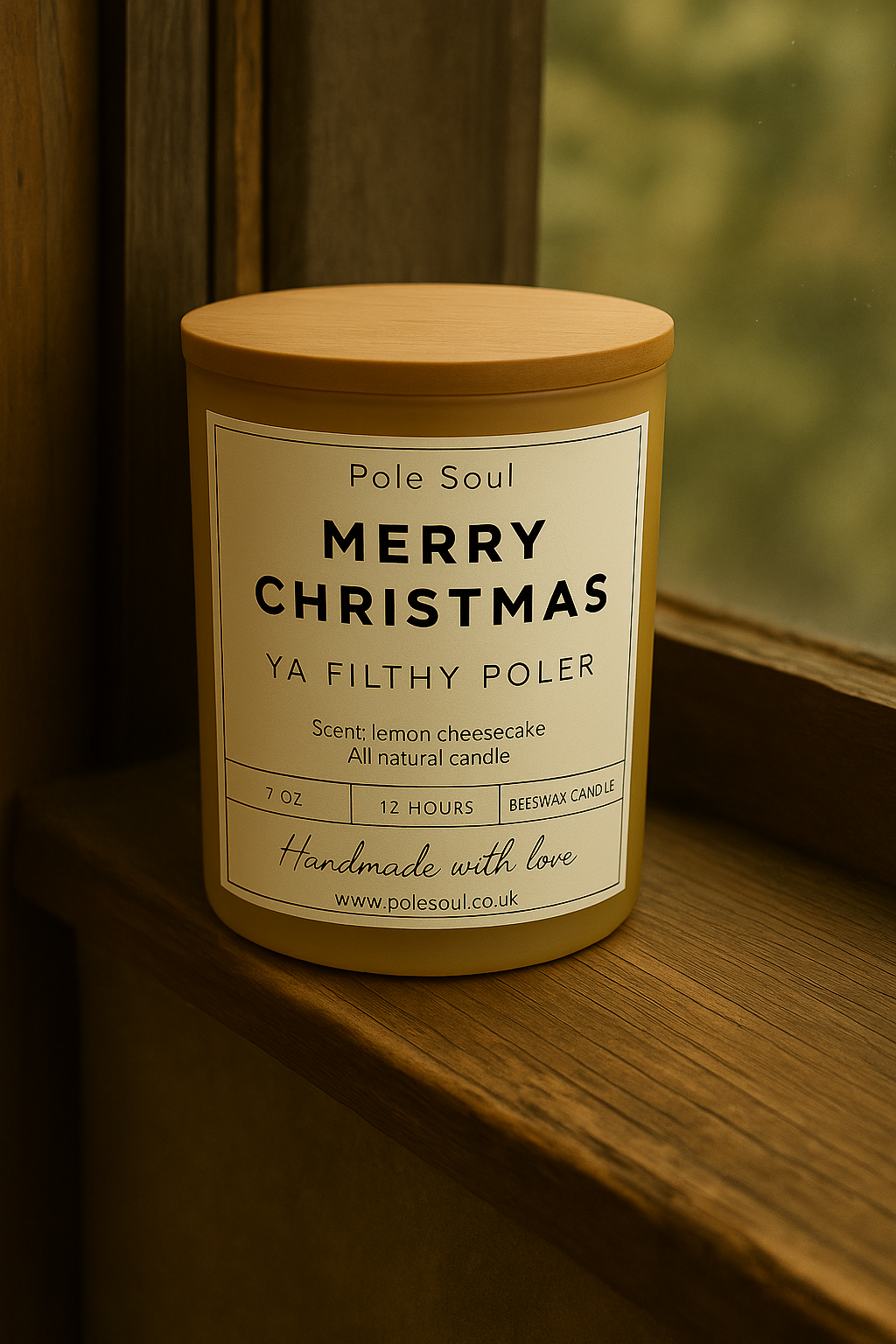 Pole Candle, Christmas pole gift, gift for pole dancers, Christmas present, Christmas present for pole dancer, Christmas present for poler, merry Christmas ya filthy poler