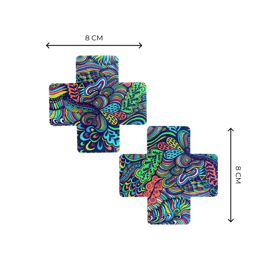 Nipple pasties, nipple covers, pole dance accessories