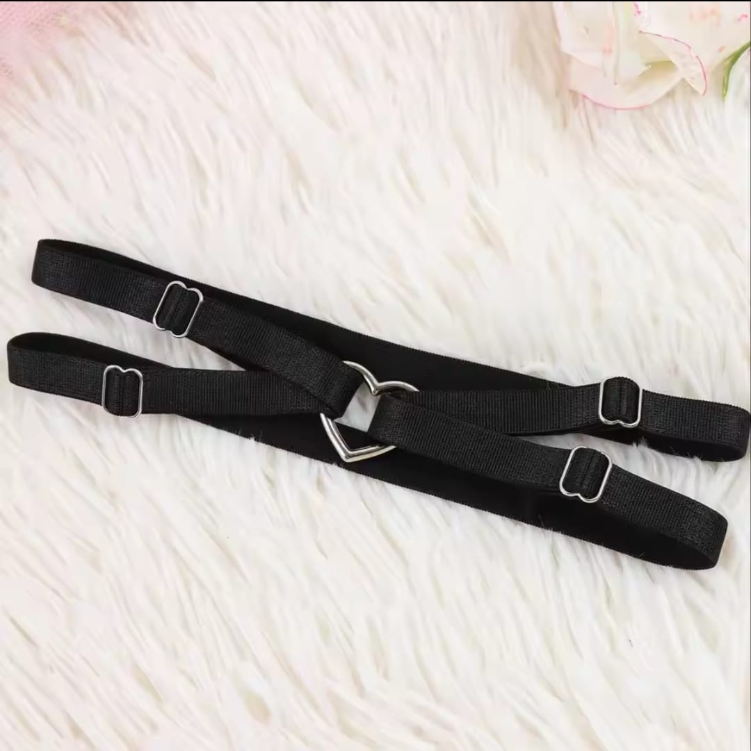 Adjustable Heart Thigh Garters – Set of 2