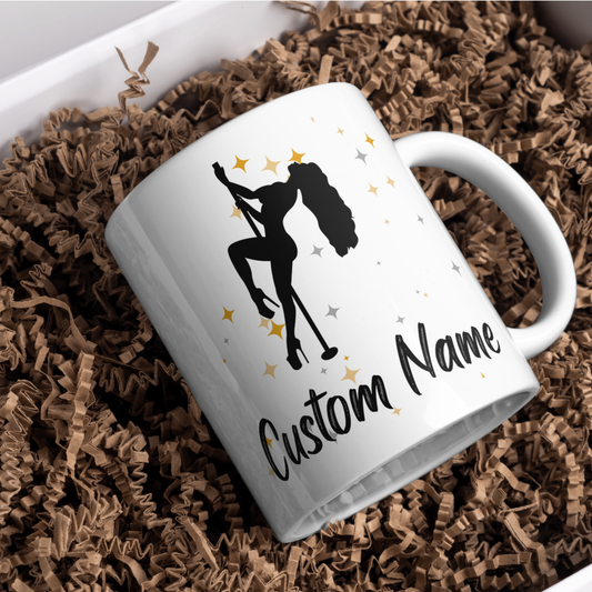 Elegent Pole Dancer Mug, Pole Dancer Gift, pole dancer gifts, gifts for pole dancers, pole dance accessories, pole fitness gifts, pole dance presents, pole fitness accessories, pole dancer gift ideas, unique gifts for pole dancers, pole dance Christmas gifts, pole dance birthday gift, pole dancing merch, pole themed gifts, pole dance gift box, gifts for aerialists