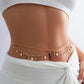 pole dance belly chain, pole dancer gift, pole dance jewellery, pole fitness accessories, gold belly chain, adjustable waist chain, pole outfit accessory,