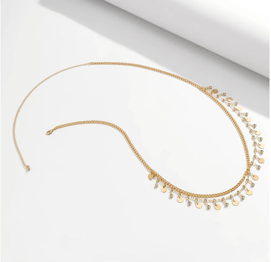 pole dance belly chain, pole dancer gift, pole dance jewellery, pole fitness accessories, gold belly chain, adjustable waist chain, pole outfit accessory, 