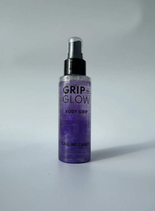 Call Me Candy, Pole dance grip, Body grip for pole fitness. Grip + Glow Body grip bottle. Allergen free pole grip, Grip + Glow Call me Candy,