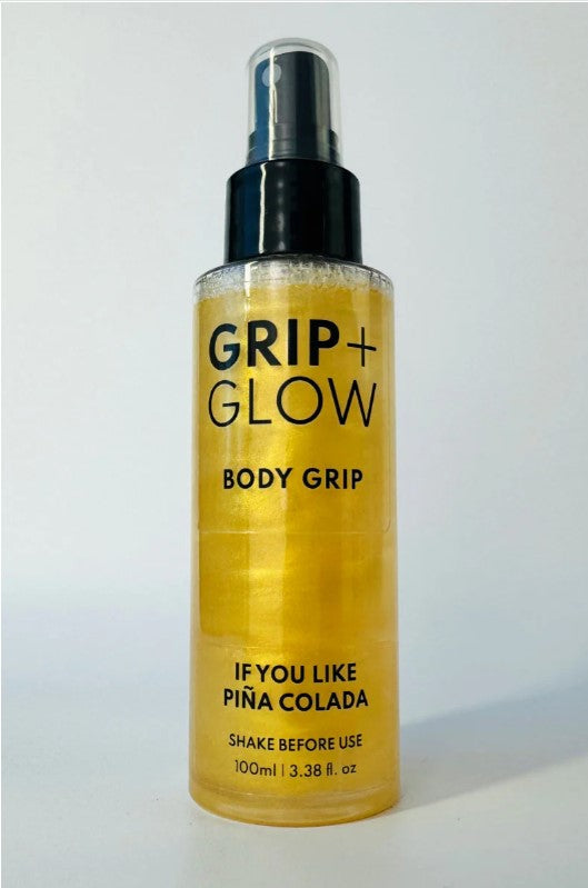 Grip + Glow Dewy/Tacky Body Grip - If You Like Pina Colada, Pole Dance, Pole Grip, Pole Fitness, Pole Grip aids, Grip + Glow bottle Pina Colada