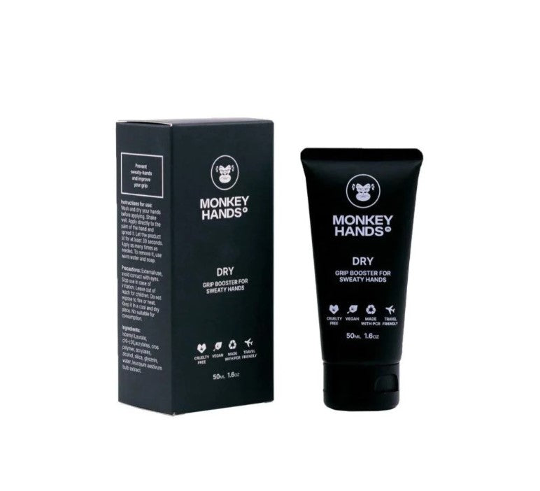 Monkey Hands Dry Grip Booster (50ml) - Anti-Sweat Grip Aid | Eco-Friendly, Easy to Clean