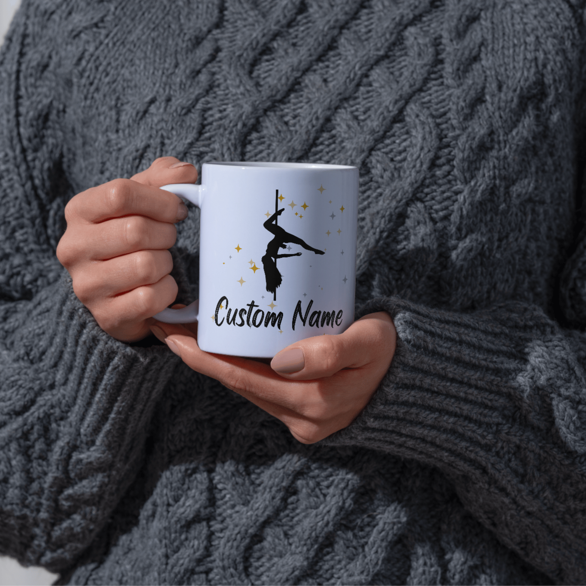 Elegant Pole Dancer Mug, Pole Dancer Gift, pole dancer gifts, gifts for pole dancers, pole dance accessories, pole fitness gifts, pole dance presents, pole fitness accessories, pole dancer gift ideas, unique gifts for pole dancers, pole dance Christmas gifts, pole dance birthday gift, pole dancing merch, pole themed gifts, pole dance gift box, gifts for aerialists