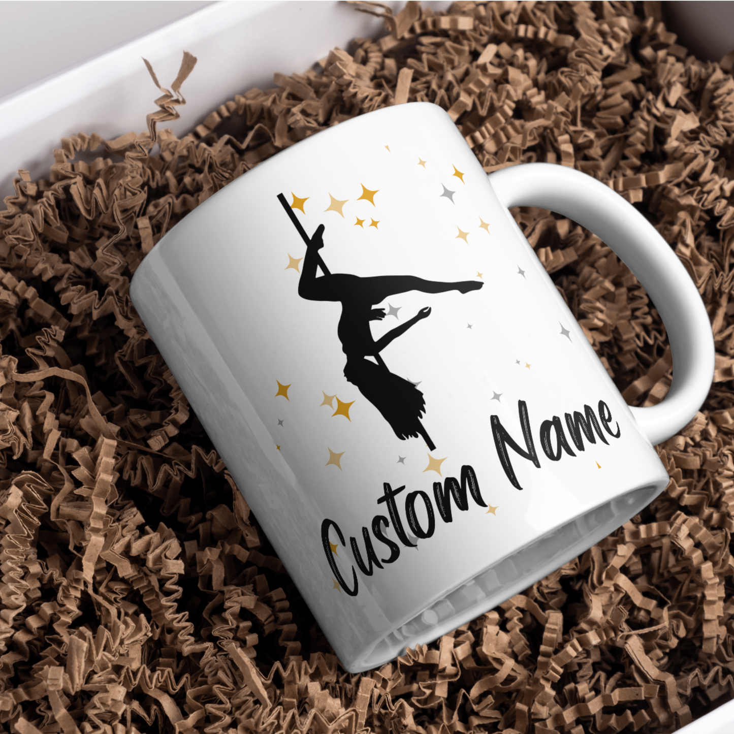 Elegant Pole Dancer Mug, Pole Dancer Gift, pole dancer gifts, gifts for pole dancers, pole dance accessories, pole fitness gifts, pole dance presents, pole fitness accessories, pole dancer gift ideas, unique gifts for pole dancers, pole dance Christmas gifts, pole dance birthday gift, pole dancing merch, pole themed gifts, pole dance gift box, gifts for aerialists