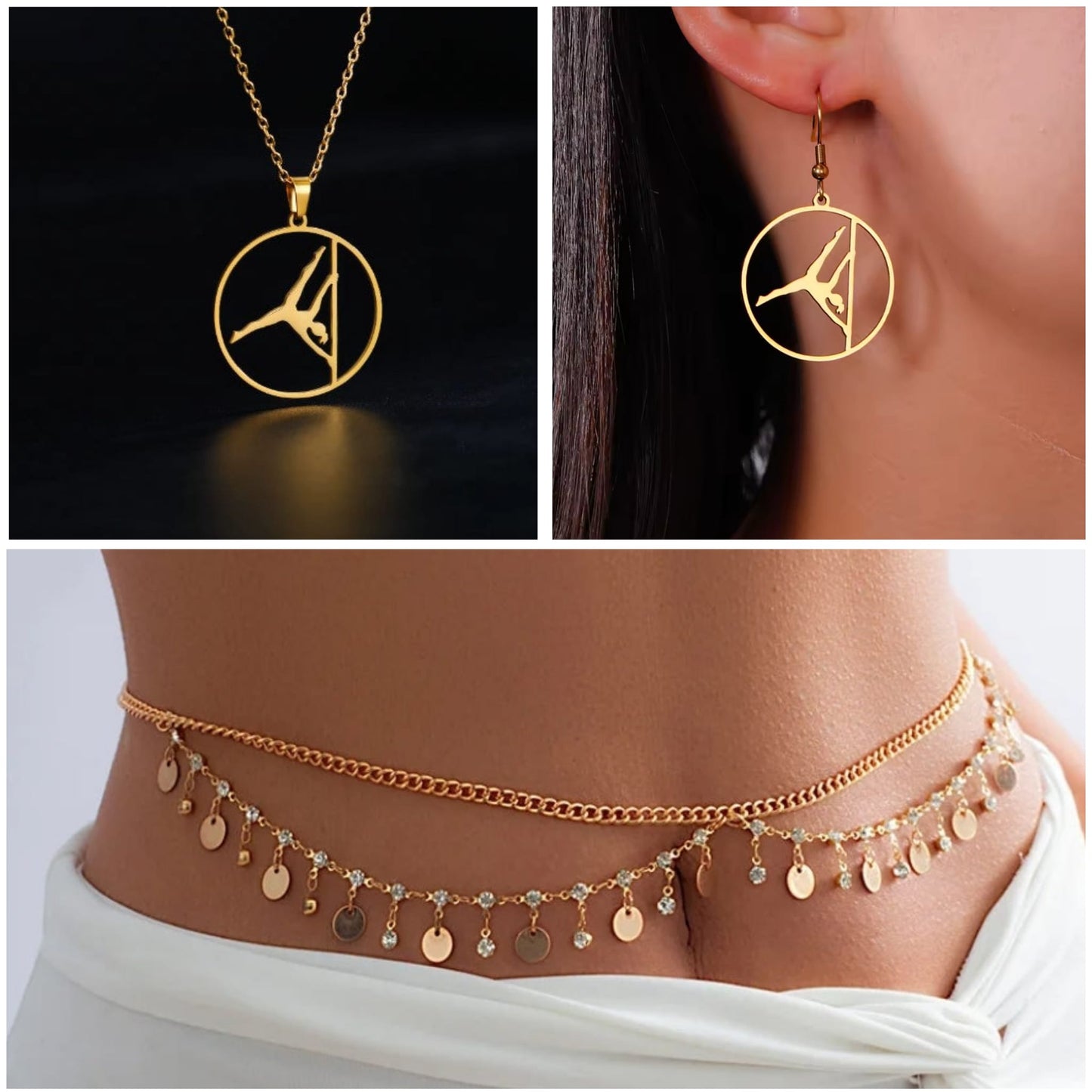 Pole Dancer Jewellery Set