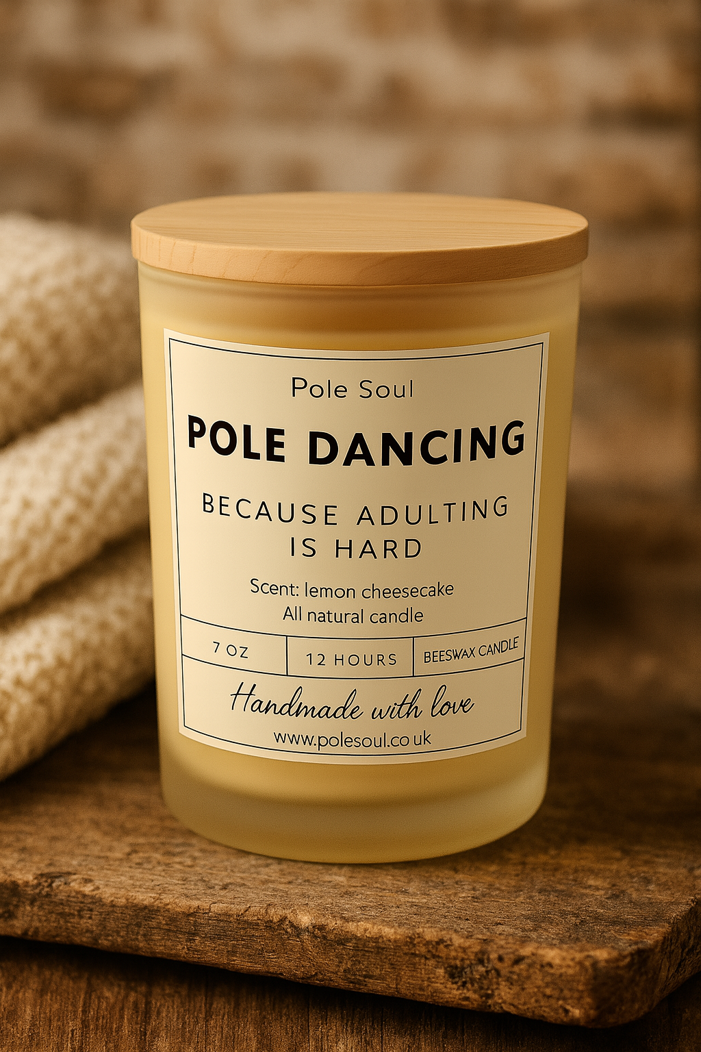 pole dancer candle, pole dance gift, scented candles for dancers, dancer gift candle, scented soy wax candle, studio ambiance candle, performance candle, luxury candle gift set, eco friendly candle, clean burning candle, beeswax candle