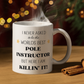 Pole dancer gift mug, Pole dance gift, pole instructor gift, pole dance mug, Christmas present for pole instructor, pole dance, pole fitness instructor, Pole dance mug, pole teacher gift