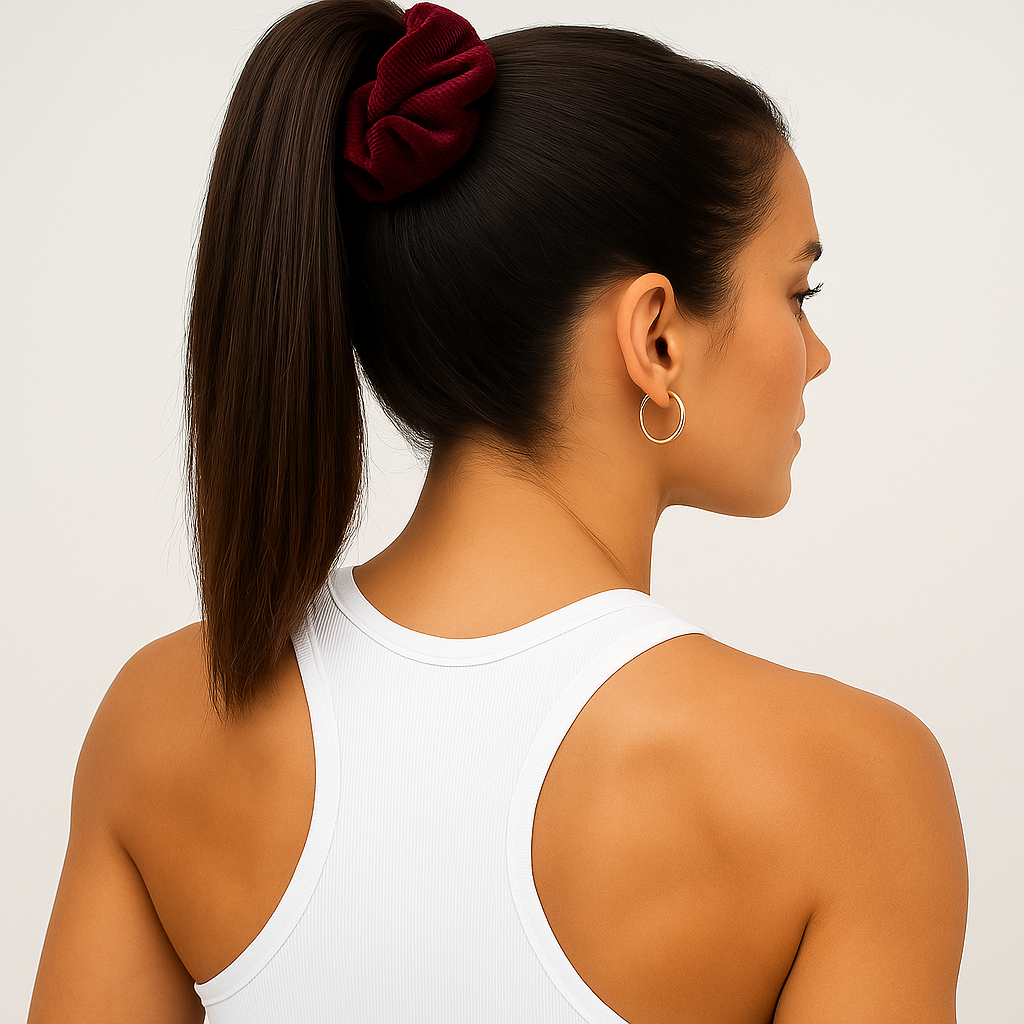 Pole Soul Zipper Scrunchie - Scarlet Passion
