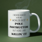 Pole dancer gift mug, Pole dance gift, pole instructor gift, pole dance mug, Christmas present for pole instructor, pole dance, pole fitness instructor, Pole dance mug, pole teacher gift