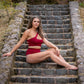 Crimson Blaze Strappy Pole Top