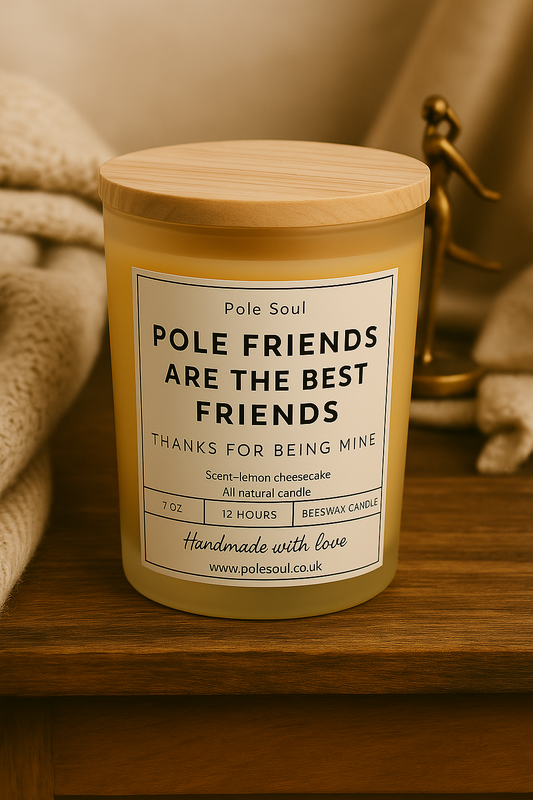 Gift for pole dancers. pole gifts, pole dancer gifts, pole candle, gift for pole sister, gift for pole friend