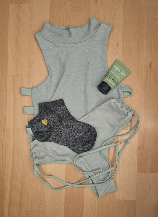 Mystical Mint Glitter Pole Wear Christmas Gift Set