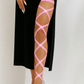 Adjustable Sexy Pink Diamante Leg Wraps