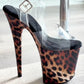 Pole Mom Design Cat's Eye (Dark Leopard) Heel Skins – Premium Pole Shoe Wraps
