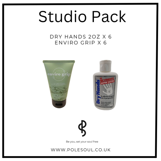 Dry hands, enviro grip, Pole Grip, Pole Dance grip, grip aid, studio pack, wnviro grip studio pack