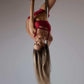 Victory set Garter and Cheeky shorts - Ravishing Red