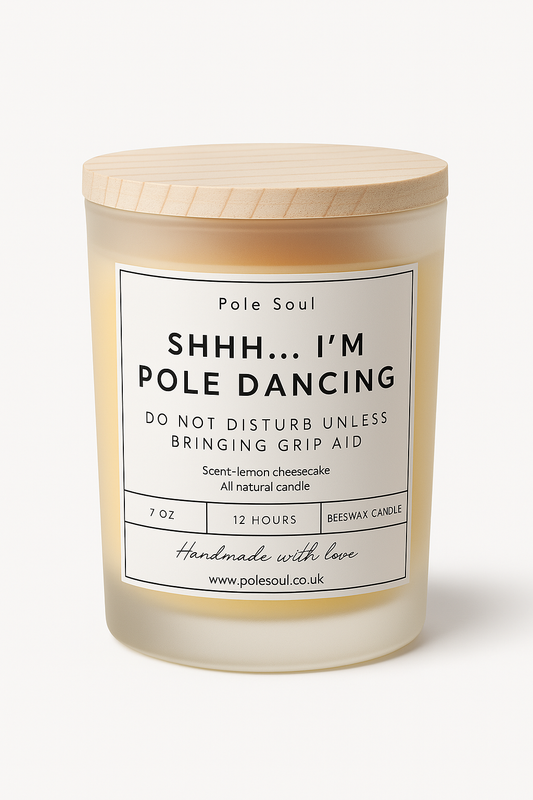 pole dancing gifts, gift for pole dancer, beeswax candle