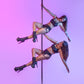 pole dance outfit, pole dance, black pole dance outfit, pole junkie, pole dance top and shorts set, strappy pole dance outfit, pole dance garters